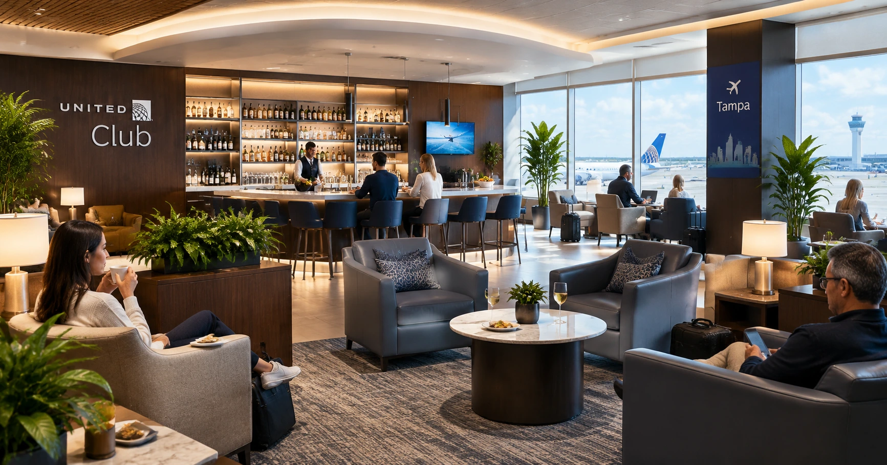 Khám Phá United Club Tampa Airport: Trải Nghiệm Đẳng Cấp Tại Sân Bay Tampa - image 2 Khám Phá United Club Tampa Airport: Trải Nghiệm Đẳng Cấp Tại Sân Bay Tampa - image 2