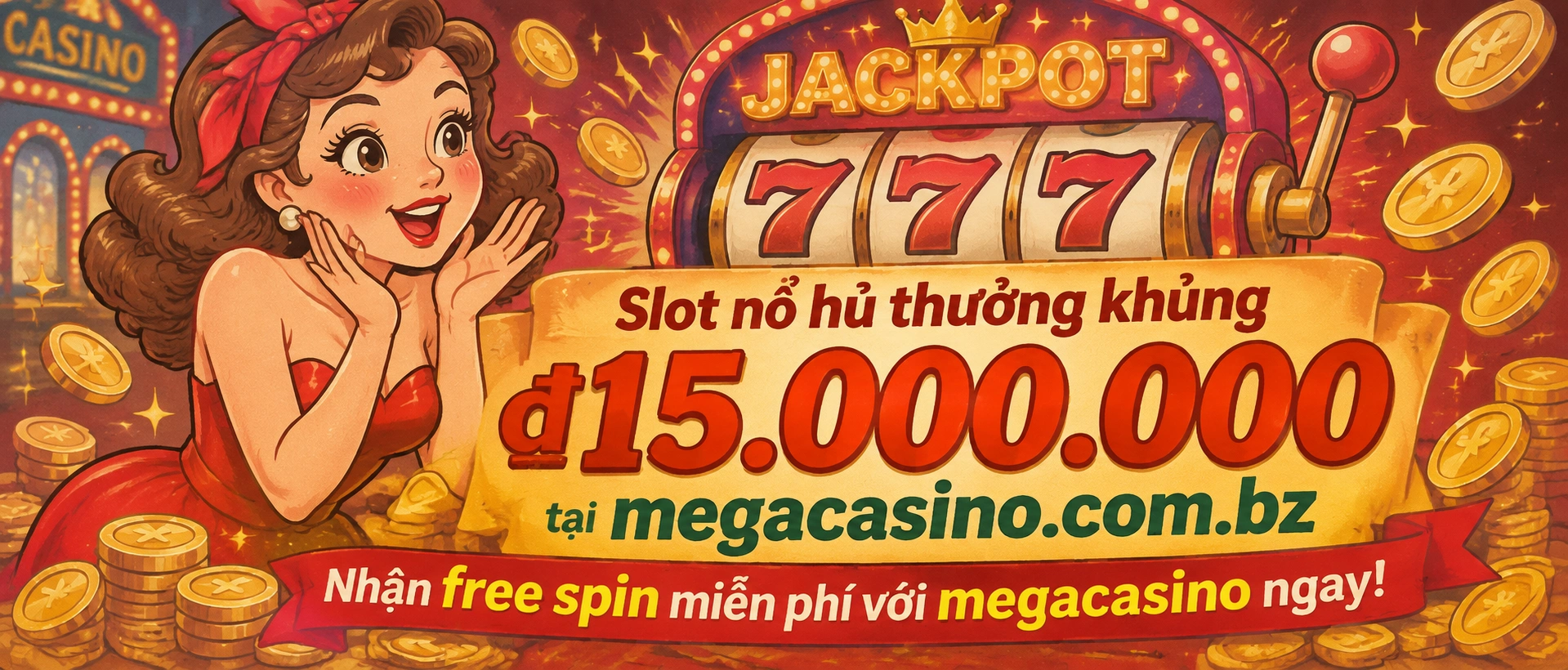 Khu Nổ Hũ megacasino với giao diện danh mục game rõ ràng